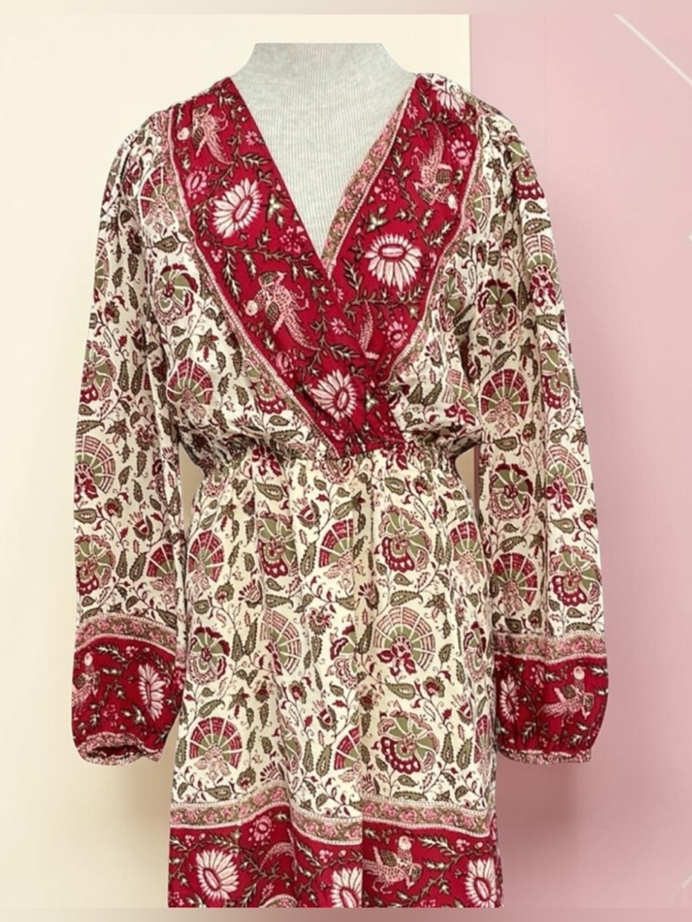 Lucky Brand Floral Boho Dress. Size Medium. Retails $119. - Picture 3 of 13